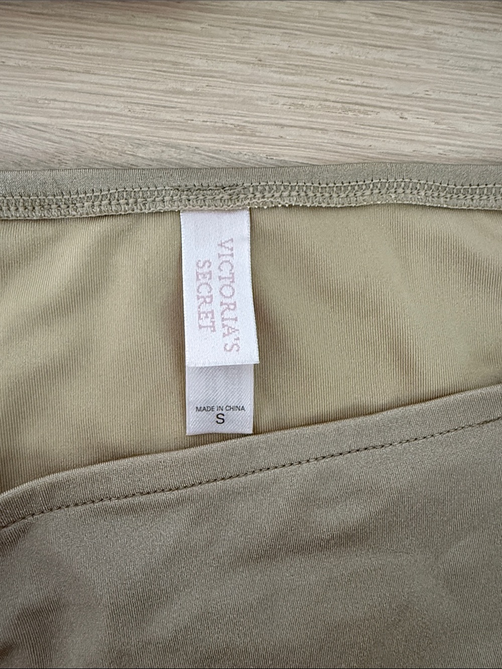 Victoria's Secret Embellished Beige Triangle Bikini - Picture 2 of 4